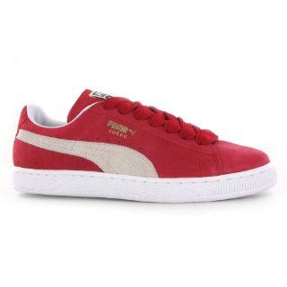 Puma Suede Classic Eco Red White Mens Trainers