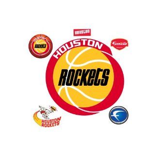 NBA Houston Rockets Classic Logo Wall Graphic: Sports