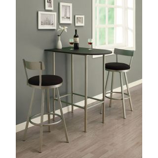 Black/ Silver Metal Space saver Bar Table Today: $96.99 4.3 (13