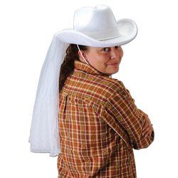 Western Brides Hat Party Accessory (1 count) (1/Pkg