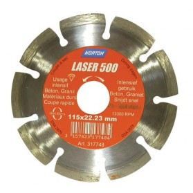 Disque diamant   Laser 500   D 115 mm   Disque diamant à tronçonner