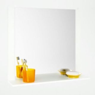 60 x H 67 x P 18 cm. Miroir blanc velours modèle DOMINO. … Voir