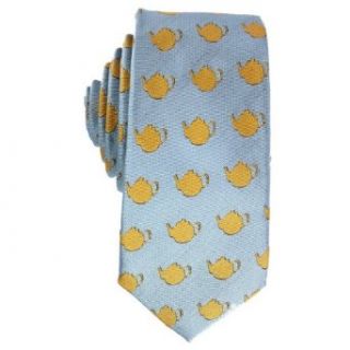 Rosy Lea / Goldfish Silk Tie by Emma Ashford Clothing