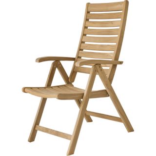 Reclining Natural Solid Teak Outdoor Dining Chair Today $209.99 Sale
