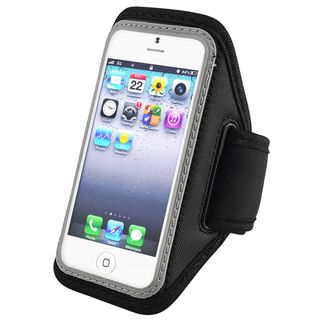 BasAcc Silver Deluxe ArmBand for Apple® iPhone 5/ iPod