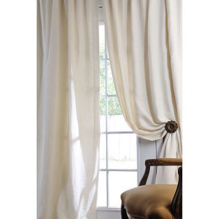 Signature Whitecloud Linen 120 inch Curtain Panel