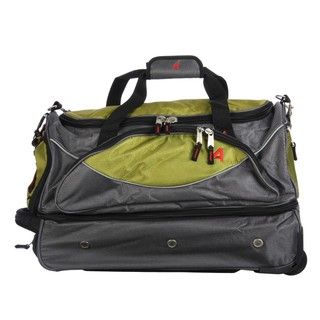 Athalon Lime/ Grey 22 inch Wheeled Carry On Duffel Bag