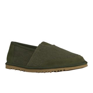 Lugz Mens Root Canvas Suede Green Slip on Shoes Today $25.49