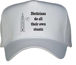 Dieticians do all their own stunts White Hat / Baseball