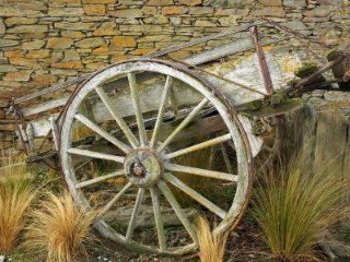 Old Cart, Macraes Flat, Otago, South Island, New Zealand