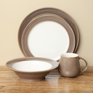 Denby Truffle 4 piece Place Setting