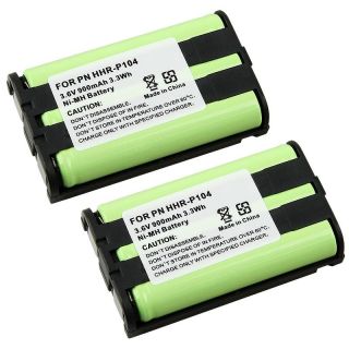 Ni MH Cordless Phone Battery for Panasonic HHR P104 (Pack of 2) Today