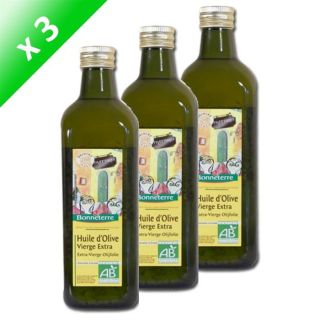 BJORG Huile dolive vierge extra 75cl x3   Achat / Vente HUILE