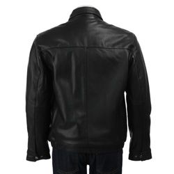 Marc New York Mens Leather Zip Front Jacket