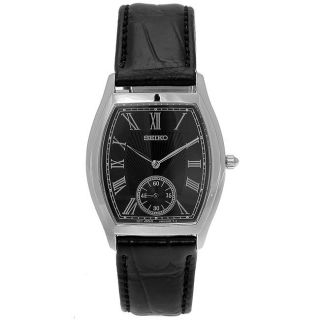 Seiko Mens Casual Leather Watch