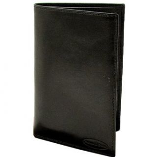 Maxwell Scott Luxury Black Leather Suit Wallet   One Size