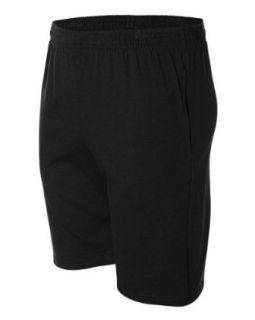  Anvil Extra Heavyweight Mens Shorts 122 (Black, Large): Clothing