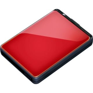 Buffalo MiniStation Plus HD PNTU3 1 TB External Hard Drive   Red