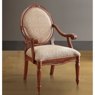 Mayfair Camel Scroll Arm Chair