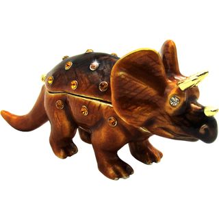 Objet dart Triceratops Dinosaur Trinket Box