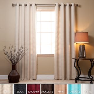 Square Quilted Grommet Top 84 inch Curtain Pair