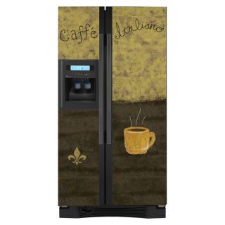 Appliance Art Caffe Refrigerator Cover