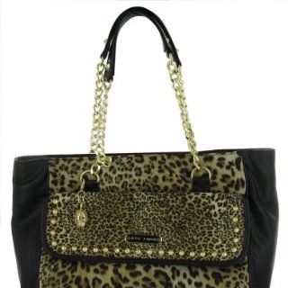 Betsey Johnson Cheetah Mix Up Womens Large Tote Purse Handbag