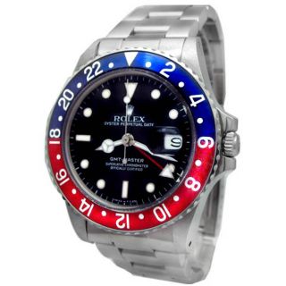 Pre Owned Rolex Mens Oyster Perpetual GMT Master Watch