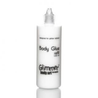  Glimmer Body Art Glitter Tattoo Skin Glue (130 ml) Clothing