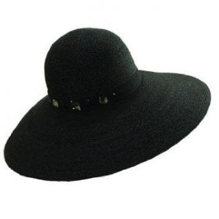 CALLANAN MILLINERY CM132 BLK $$1/FINE SEWN BRD BIGBRM W