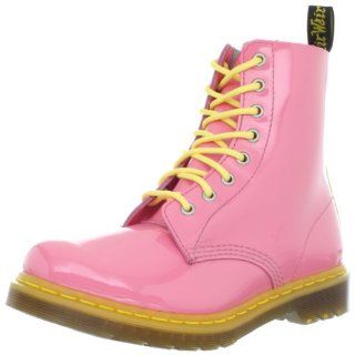 Dr.Martens 1460 Pink Patent Leather Womens Boots: Shoes