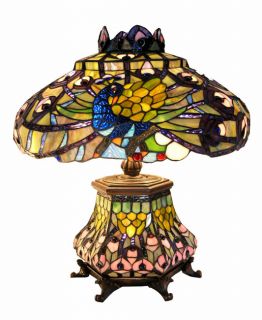 Tiffany style Bronze Dragonfly Table Lamp