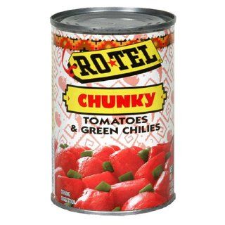 Rotel Chunky Diced Tomatoes & Green Chilies, 10 Ounce Cans (Pack of 12