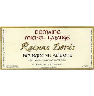 2008 Domaine Michel Lafarge   Bourgogne Aligote Raisins