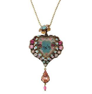 Amazing Michal Negrin Heart Shaped Pendant Designed with a