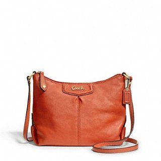 COACH Ashley Leather Swingpack in Vermillion 48121 Shoes