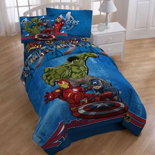 Marvel Comics Avengers Full size Bed in a Bag with Sheet Set