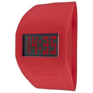 Glam Rock Womens Miami Beach Red Silicone Watch