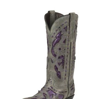 Pecos Belle Sierra (Purple) Womens Hand Fashioned Boots