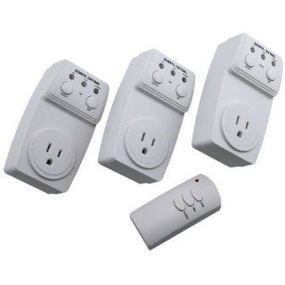 3 Wireless Remote Control AC Power Outlet Plug Switch