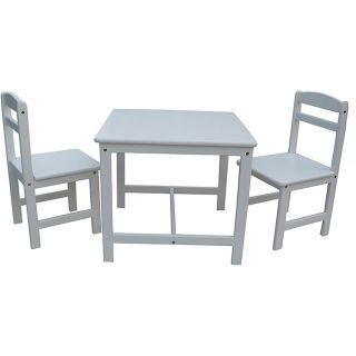 Linen White Table with Two Chairs Set Today $166.99