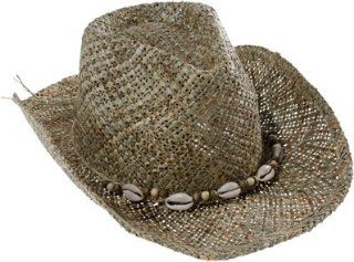 TROPICAL TRENDS Sea Grass Cowboy Hat (Natural), One Size
