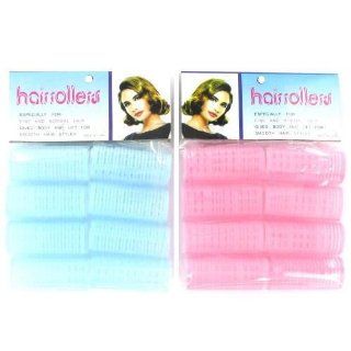  8Pc Velcro Hair Roller Set Case Pack 144 Pieces: Home & Kitchen