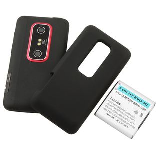 Compatible Extended Li ion Battery with Cover for HTC EVO 3D