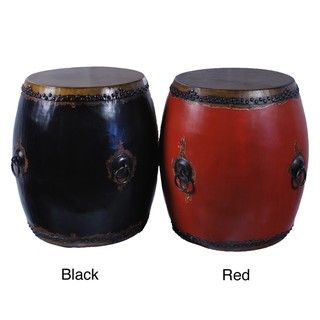 Handmade Chinese Vintage Style Drum Stool