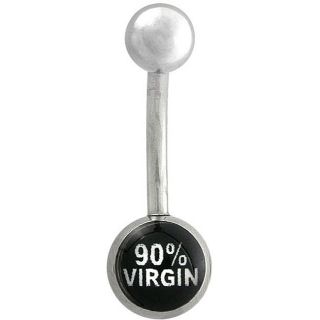 Surgical Steel 90% Virgin Navel Ring