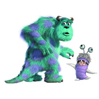 Monsters Inc Giant Sully and Boo Peel and Stick Wall Decals