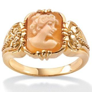 PalmBeach Jewelry 10k Gold Cameo Ring: Jewelry