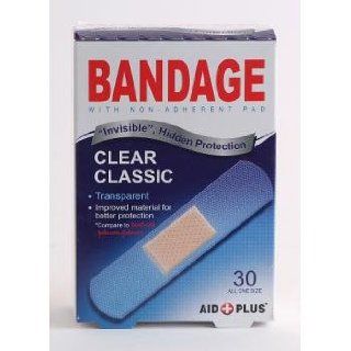 Adhesive Bandages 30Ct Clear Classic Case Pack 144 