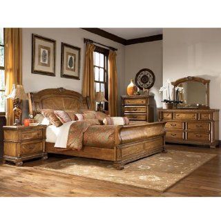 Clearwater Sleigh Bed Bedroom Set (California King) by
